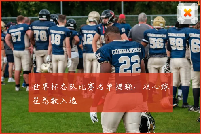 世界杯各队比赛名单揭晓，核心球星悉数入选
